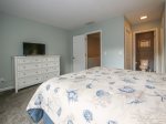 Guest Bedroom with TV and Private Bath at 204 Tennis Master